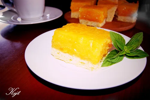 Ciasto cytrynowo - morelowe