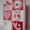 Piękna kartka Walentynkowa