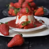Panna Cotta klasyczna z truskawkami