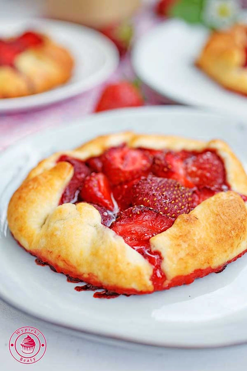 Galette z truskawkami