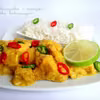Curry z kurczaka i mango w mleku kokosowym