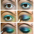 Niebieski smokey eye