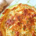 Tarta na francuskim cieście z ziemniakami i boczkiem