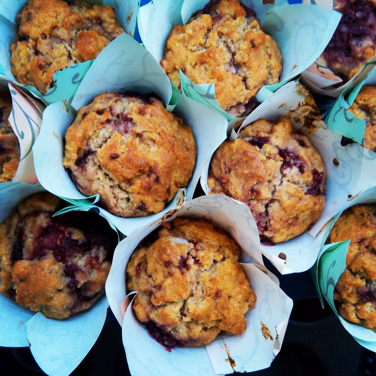 Muffinki z malinami