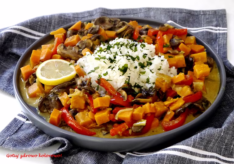Curry z batatów