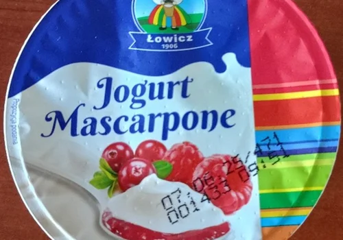 Ostrzeżenie publiczne: Możliwa obecność szkła w jogurtach Łowicz z mascarpone