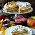 Jabłecznik z różową pianką