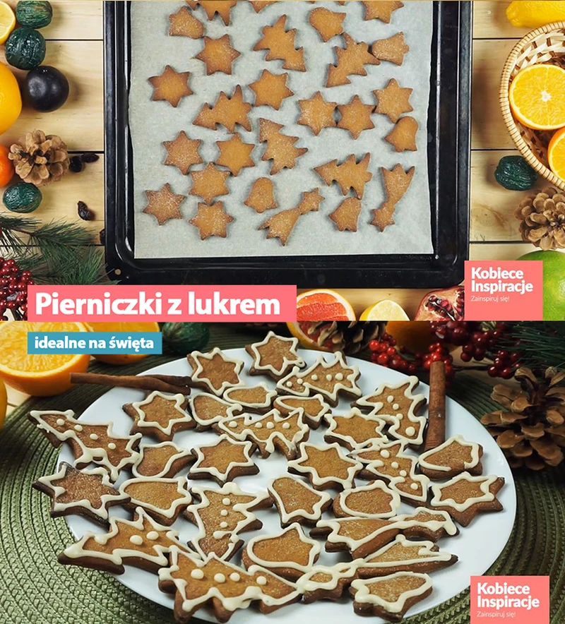 Pierniczki z lukrem - idealne na święta