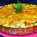 Zapiekanka makaronowa w meksykańskim stylu