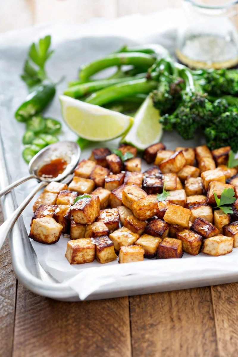 SMAŻONE MARYNOWANE TOFU