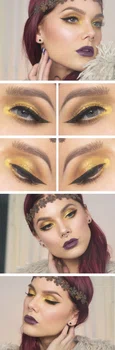 Makijaż z odcieniem żółtego