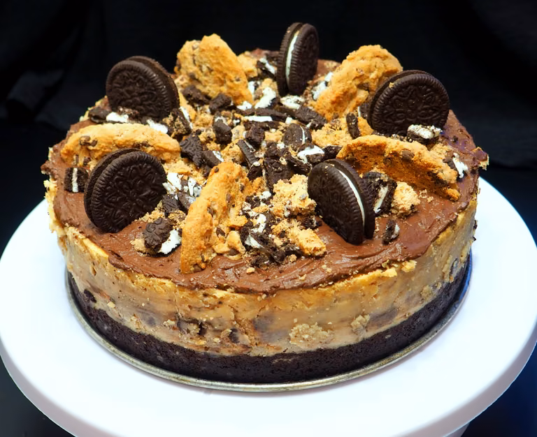 Ciasteczkowe sernikobrownie z oreo