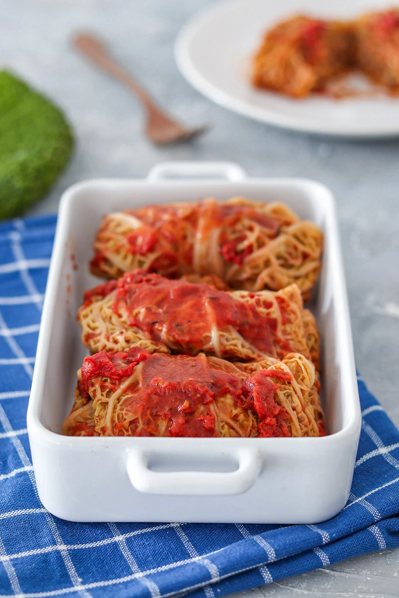 Gołąbki wegetariańskie, bez mięsa - Healthycreations.pl