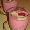 Koktajl bananowo-truskawkowy