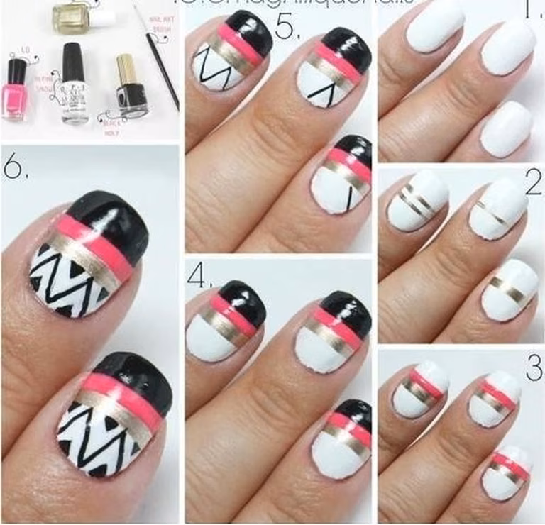 DIY- pasiaste paznokcie