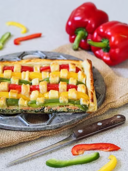 Tarta trójkolorowa szachownica
