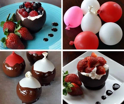 Kule z czekolady :) Super pomysł!