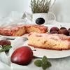 Odwrócone ciasto ze śliwkami