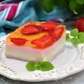 TĘCZOWY SERNIK NA ZIMNO – SUPER LEKKI (175 KCAL)