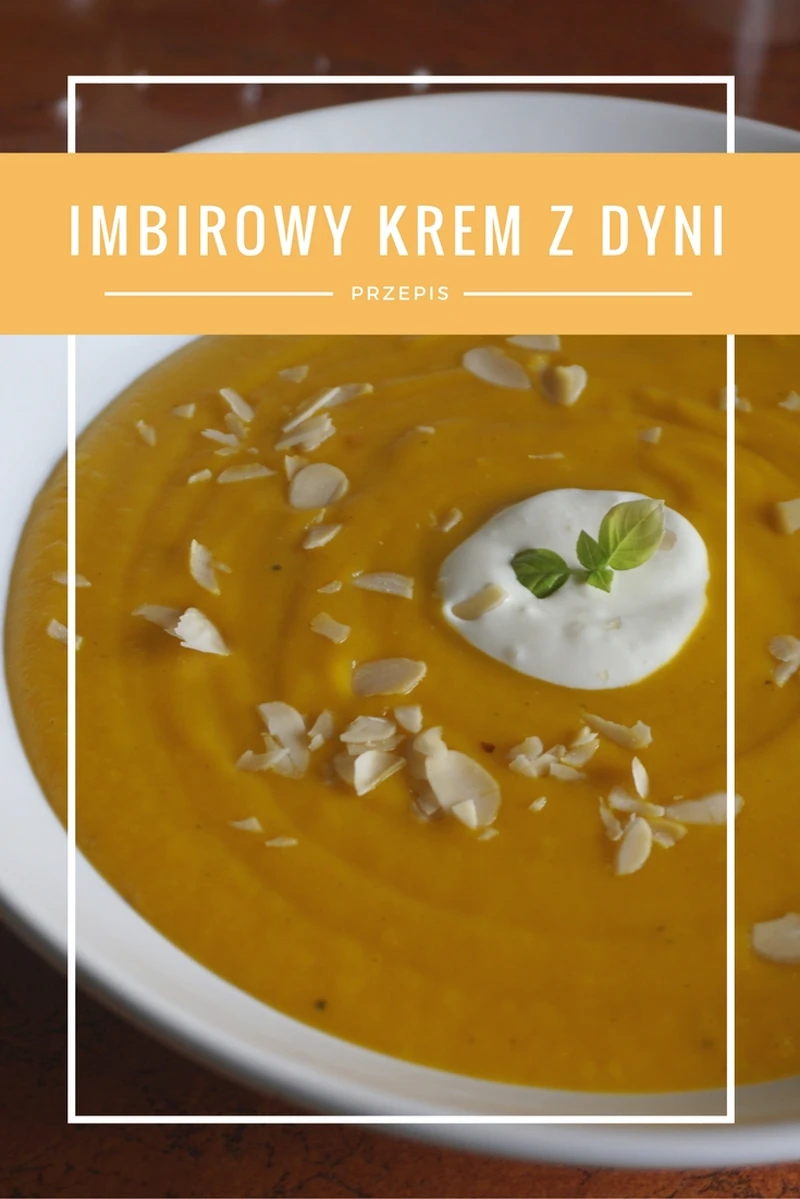 Imbirowa zupa krem z dyni