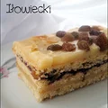 Placek Iłowiecki - Ciasto z dżemem i gotowaną śmietaną