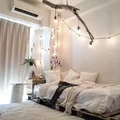 Lampa zrobiona z gałęzi