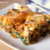 Lasagne ze szpinakiem i pieczarkami