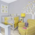 Żółte dodatki w pokoju dziecięcym