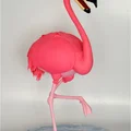 Tort z flamingiem