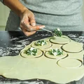 Pierogi ze szpinakiem i serem feta