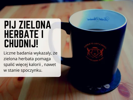 Pij zieloną herbatę i chudnij