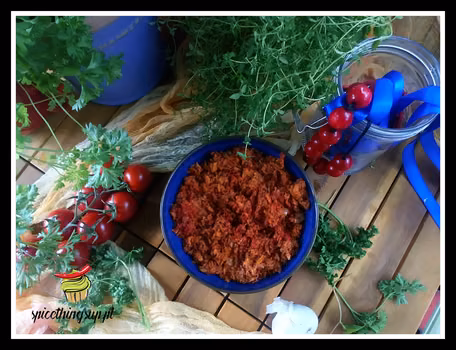 Pasta rybna z czerwonym ryżem