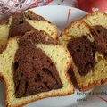Babka na majonezie. Szybka babka dwukolorowa z majonezem.