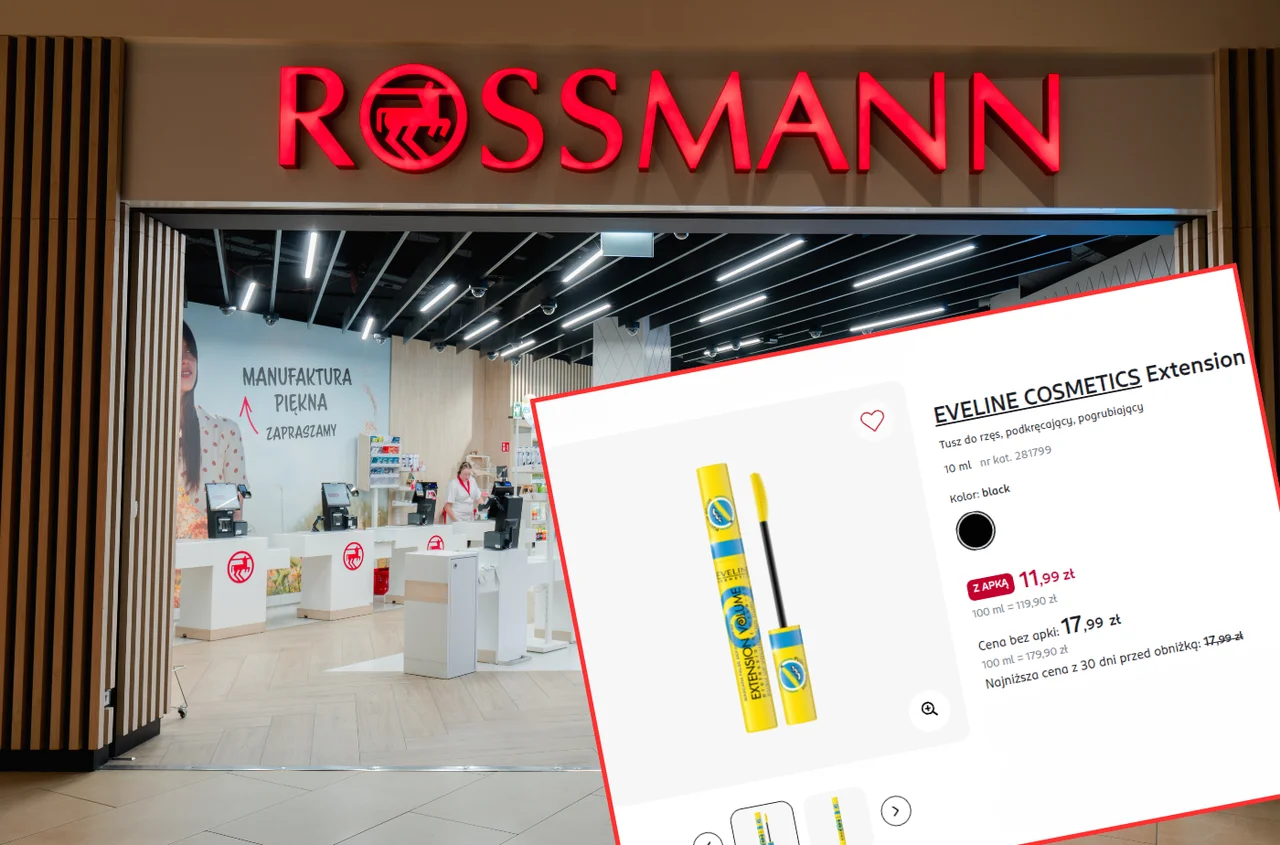 Kobiety uwielbiają ten tusz za mega podkręcenie i rzęsy XXL! Rossmann zaszalał i sprzedaje go teraz za 12 zł