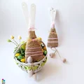 Zając wielkanocny – DIY z drewnianych łopatek