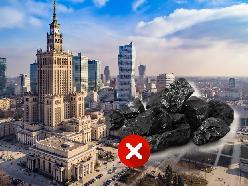 Październik 2023: Zakaz palenia węglem w Warszawie!
