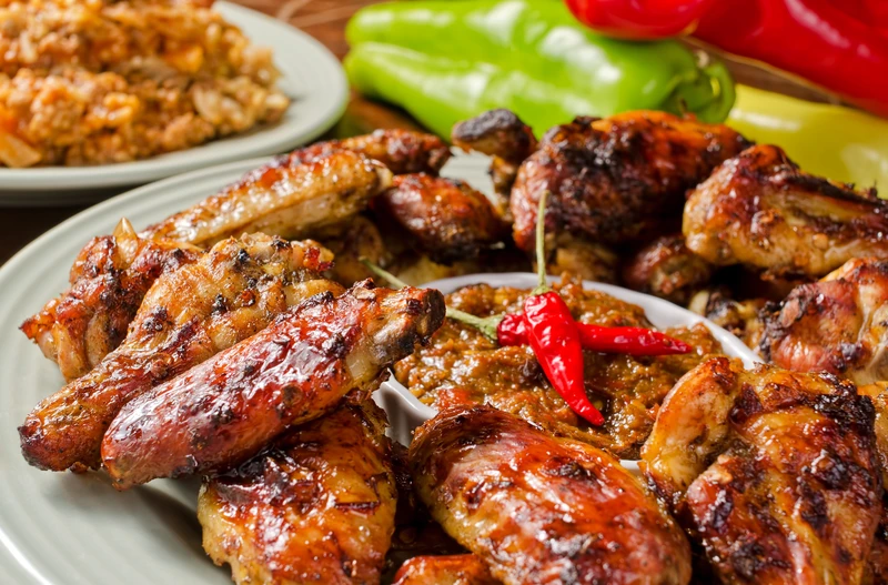 Pieczone skrzydełka z chili