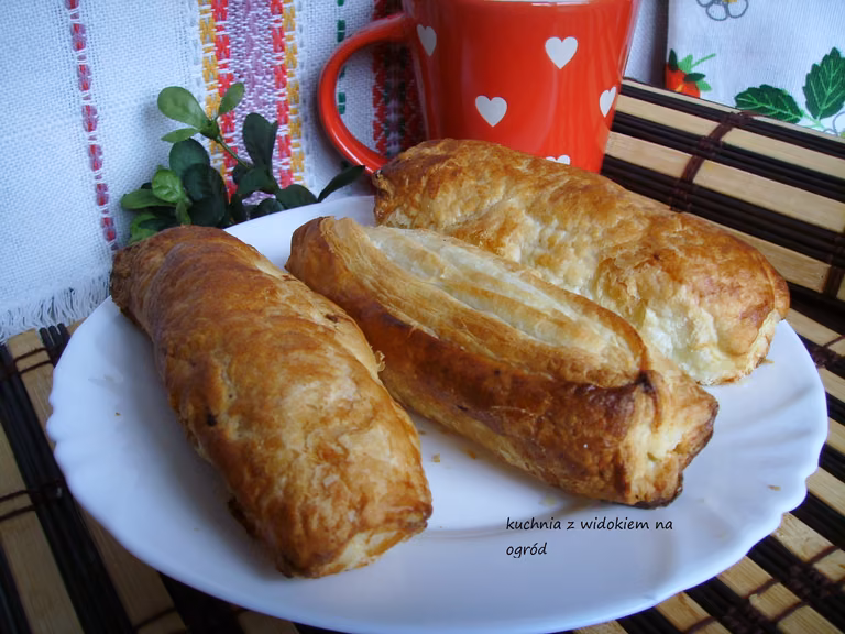 Paszteciki francuskie z mięsem. Porosołowe z wołowiną.