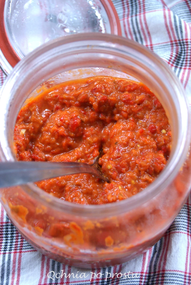 Ajvar z papryki i bakłażana