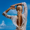 Długi i piękny warkocz