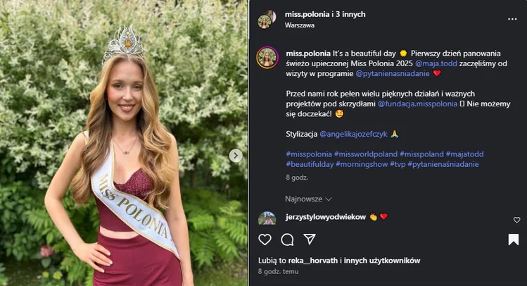 Zdjęcie Maja Todd nową Miss Polonia! Co wiemy o najpiękniejszej Polce 2025? #2