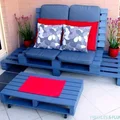 Stylowe siedzenia z palet