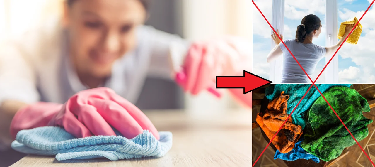 10 błędów, które popełniasz w trakcie sprzątania!