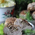 Kotlety mielone faszerowane pieczarkami