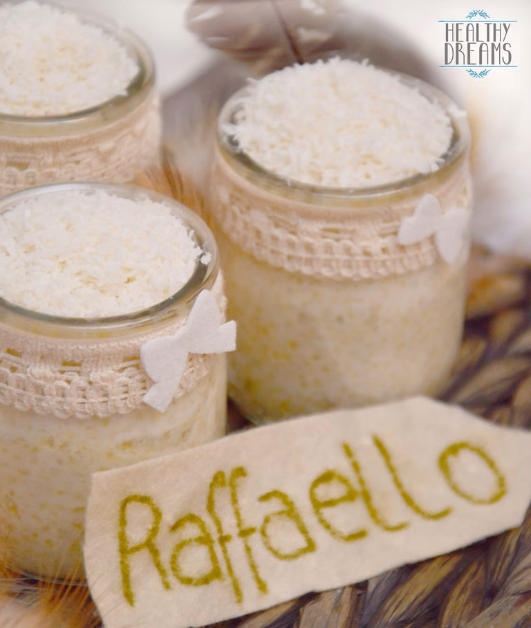 wegański deserek raffaello