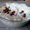 Kokosowa owsianka z nasionami chia
