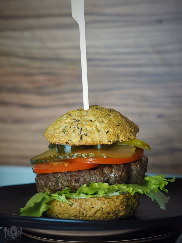 Złote keto bułki lniane (Paleo, LowCarb)