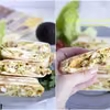 Quesadillas z delikatnym i kremowym awokado, kurczakiem, aromatycznym boczkiem i żółtym serem