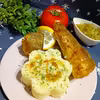 Smażony morszczuk tuszka