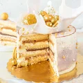Tort z kajmakiem i czekoladą